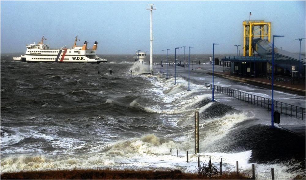 Strandhotel Dagebüll direkt an der Nordsee Exterior foto